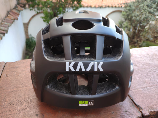 Gray helmet for bikers